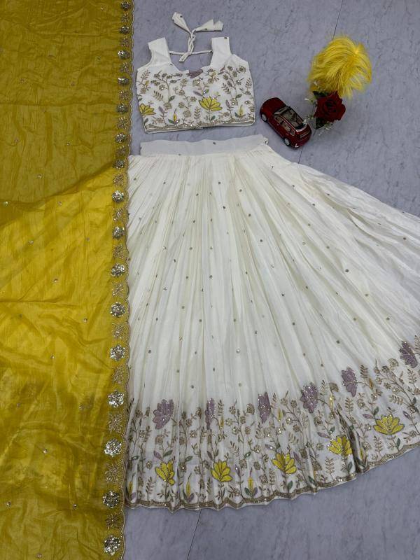 Tapi-307 Chinon High quality lehengha choli supplier